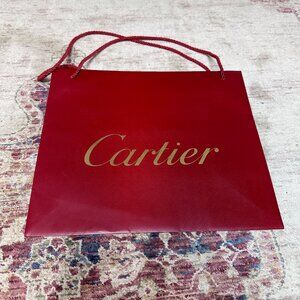 Cartier Empty Shopping/ Tote Bag In Great Shape!